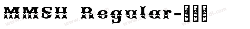 MMSH Regular字体转换